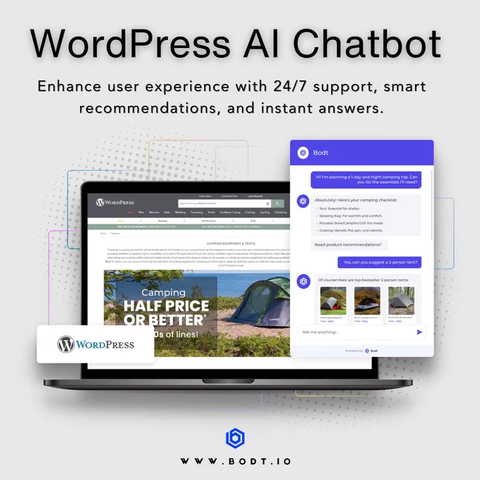 WordPress Integration - AI Chatbot for Wordpress Websites