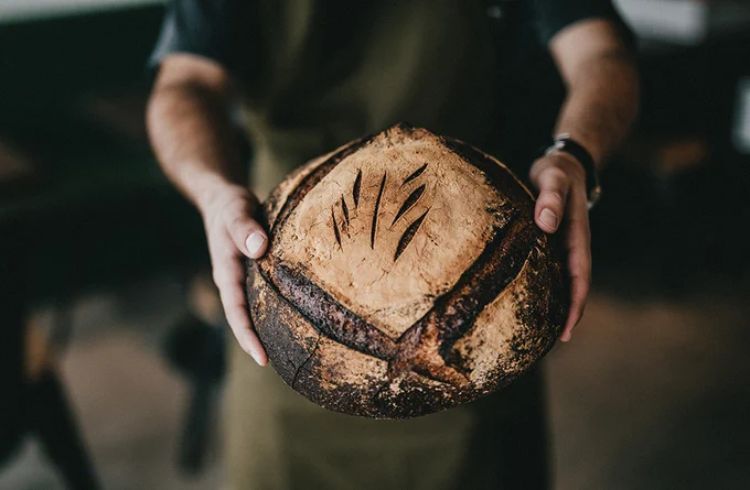 Photo d'une boule de pain.