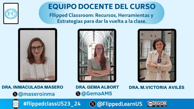Equipo docente del curso flipped classroom