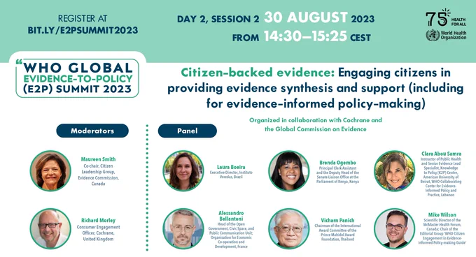 Citizen-backed evidence - webinar