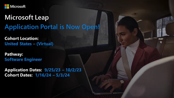 Our highly anticipated Software Engineer cohort application portal is now open!