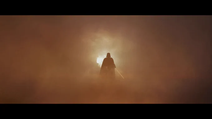 Screenshot of the Ahsoka TV show showing Darth Vader.