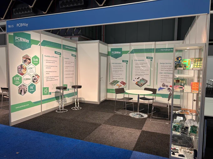 PCBWay booth 7b115