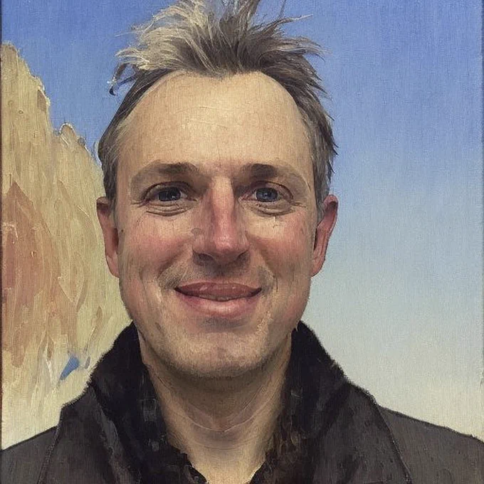 AI generated portrait of Mike Green
