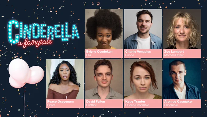 Headshots for the cast of Cinderella A Fairytale