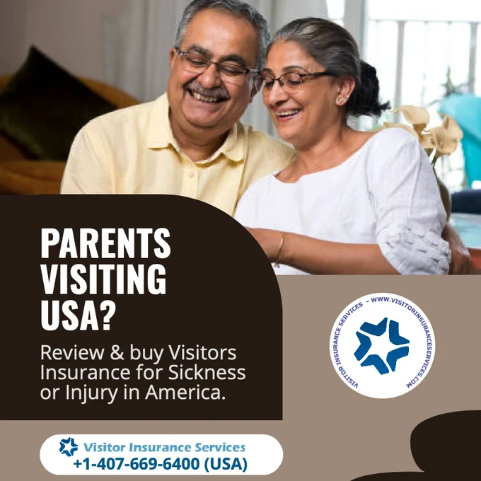 Visitors Insurance is ideal coverage for parents as visitors to the USA, foreign travelers visiting America, or Indian relatives visiting the USA, or for foreign tourists traveling to the United States, or anyone traveling outside their home country. Review top-rated visitors insurance plans and buy the best suited visitors coverage for USA, top-rated visitor insurance plans with sickness or injury benefits, quote cost and instantly purchase Visitor Insurance India to USA today on VisitorInsuranceServices.com.