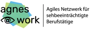 Logo agnes@work, Agiles Netzwerk für sehbeeinträchtigte Berufstätige