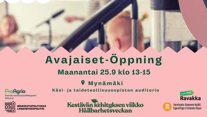 Avajaisten mainoskuva.