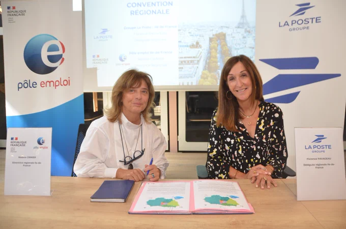 Le groupe La Poste Ile-de-France et Pôle emploi Ile-de-France signent une convention afin de consolider leur collaboration et dynamiser les recrutement sur le territoire francilien