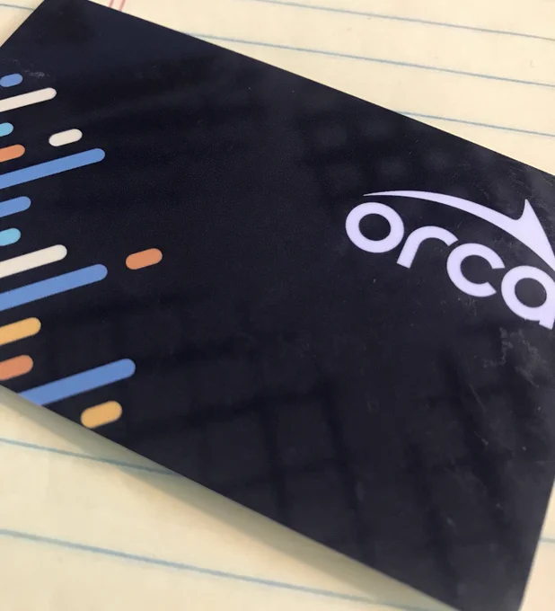 orca card #BusLife