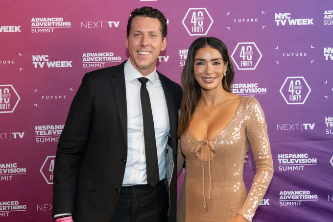 Ryan Kristopher and Bianca Peters of Fox 5 NY were an honoree and host at 40 Under 40 on Sept. 14 #NYCTVWEEK 
