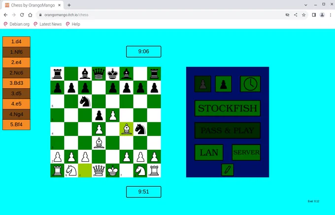 Chess 2.0 running in a browser