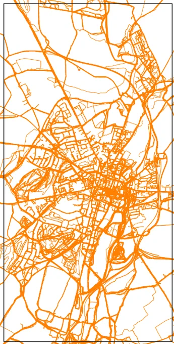 Cleaned GPS traces from the OSMaps app for the Winchester area