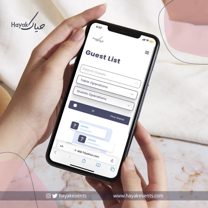 إدارة ضيوف المناسبة
دعوات الكترونية
تنظيم دخول الفعالية
ارسال الدعوات
تنظيم فعاليات
تواصل اسرع مع الضيوف
بيع تذاكر
تذاكر دخول
تصميم كروت
زواجات
حفلات تخرج
اعياد ميلاد
حفلات
مناسبات
فعاليات
تنسيق
تصميم
تنظيم
بطايق دعوة
كرت دخول
تذاكر دخول
باركود
كيو ار كود
Qr code
Qr
تكت
سكان
Scanning 
Scanner 
Scan
مسح الباركود
التحقق من الباركود
ارسال دعوات عن طريق الواتساب
واتساب
واتس اب
تأكيد الحضور بالواتساب
تأكيد التسجيل بالواتساب
التواصل بالواتس اب
