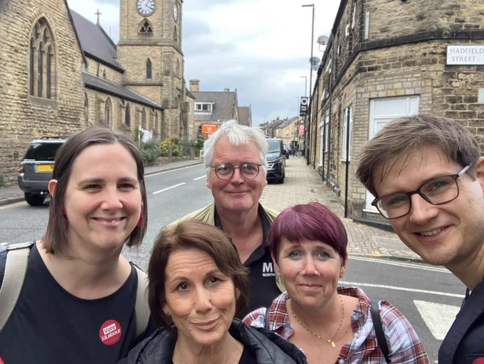 A photo of the Walkley Labour campaign team