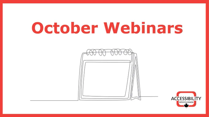 October webinars