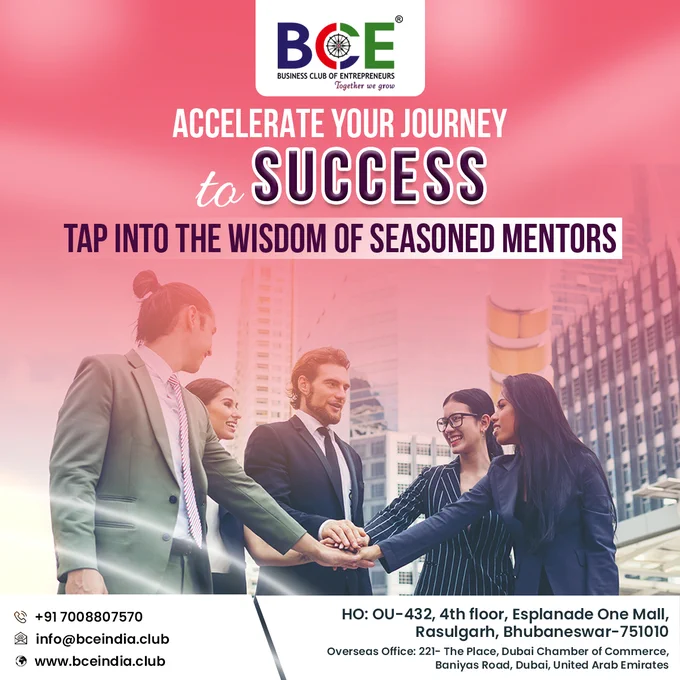 Unlock the power of mentorship on your path to success! Join the Business Club of Entrepreneurs (BCE) and gain insights from seasoned mentors. Let their wisdom guide you to new heights in the business world. 

Don't miss this opportunity to grow and excel! Connect with BCE today at 7008807570 or visit https://www.bceindia.club.

#BusinessClub #Entrepreneurship #Mentorship #SuccessJourney #WisdomInBusiness #AccelerateYourGrowth #BCE 