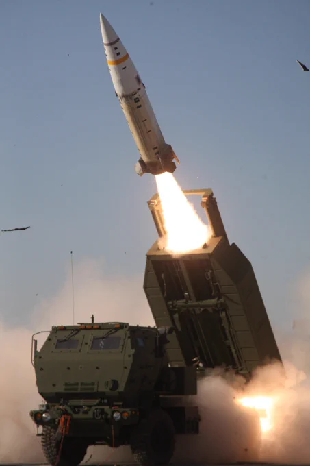 ATACMS test firing, White Sands Missile Range, New Mexico.