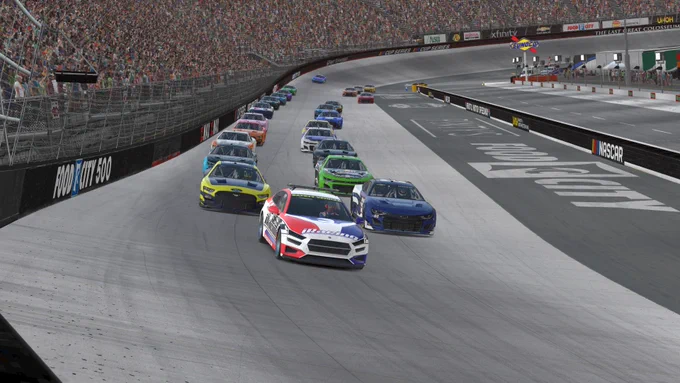 Start of the race at Bristol Motor Speedway in the Class A Pro Series