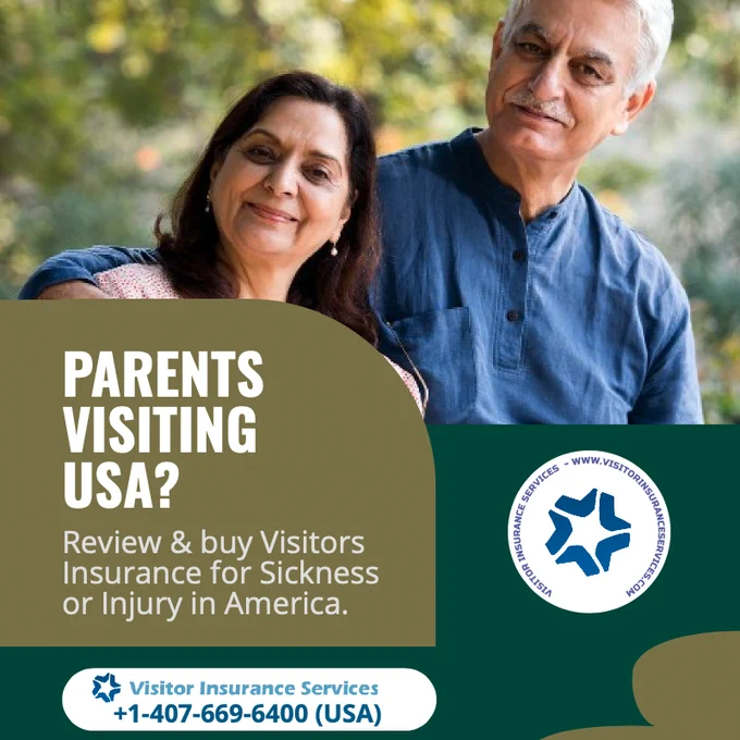 Visitors Insurance is ideal coverage for parents as visitors to the USA, foreign travelers visiting America, or Indian relatives visiting the USA, or for foreign tourists traveling to the United States, or anyone traveling outside their home country. Review top-rated visitors insurance plans and buy the best suited visitors coverage for USA, top-rated visitor insurance plans with sickness or injury benefits, quote cost and instantly purchase Visitor Insurance India to USA today on VisitorInsuranceServices.com.
