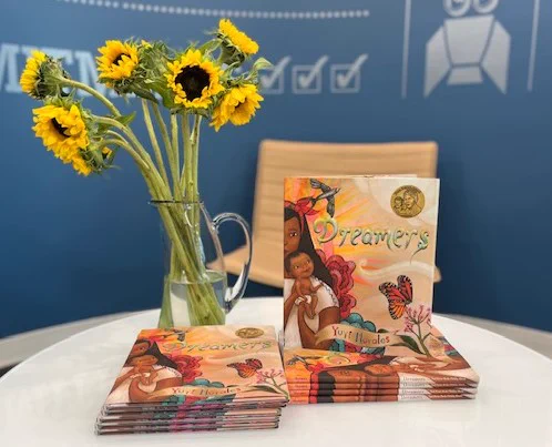 “Dreamers” is a heartwarming and beautifully illustrated children’s book that celebrates the strength of character, imagination, hope, and resilience it takes when traveling to a new country.