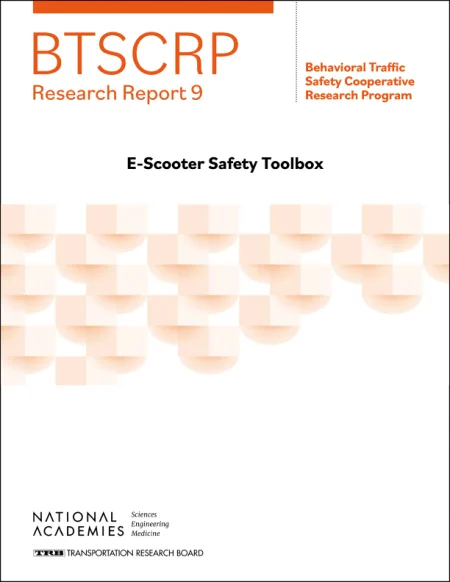 Cover of E-Scooter Safety Toolbox report