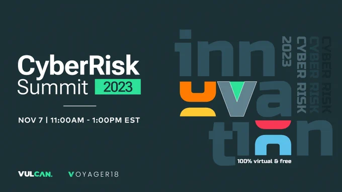 Vulcan Cyber CyberRisk Summit Novemeber 2023
