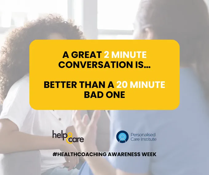 A great 2 minute conversation is… Better than a 20 minute bad one. 