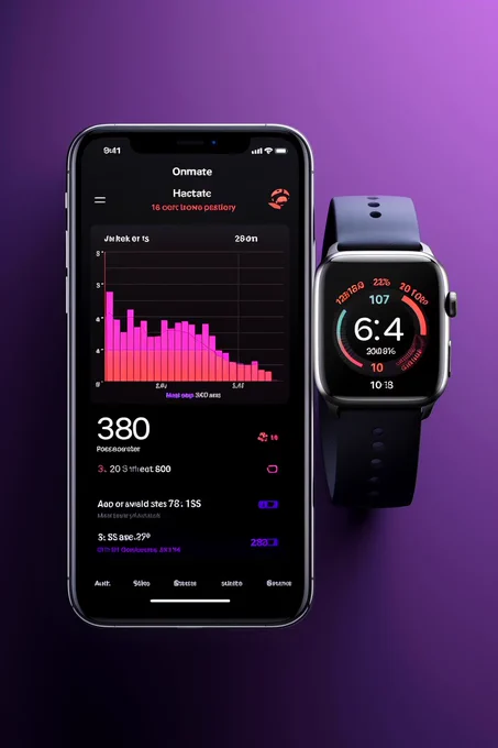 modern ios ui/ux design of a fitness and health monitoring app, professional ui design, award winning, figma --style raw --stylize 50