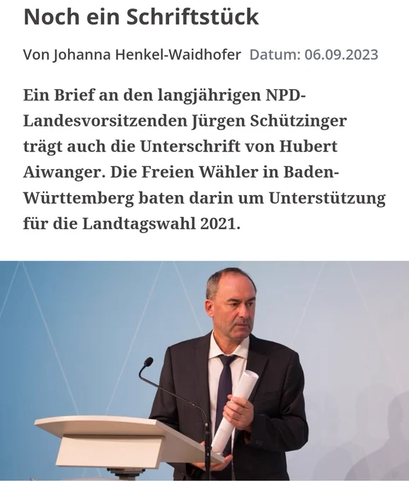 in Richtung der Spitzenkandidatinnen der Grünen, Ludwig Hartmann und Katharina Schulze, geworfen.

Verletzt wurde niemand. Die Polizei ermittelt.
/PM
https://www.br.de/nachrichten/bayern/wahlkampfauftritt-mann-wirft-stein-auf-gruenen-spitzenkandidaten,TqBnFzD