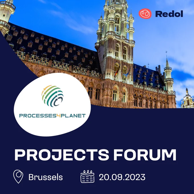 The Projects Forum will take place on the 20th of September 2023 in DoubleTree Hotel, Brussels. The objective of the projects forum is to advertise and make known the current Processes4Planet projects, a total of 27 so far in 2021-2022.