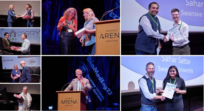 Thanks for plenary speakers and prizes awarded by the BioMedEng Association and BioMedEng23 Conference