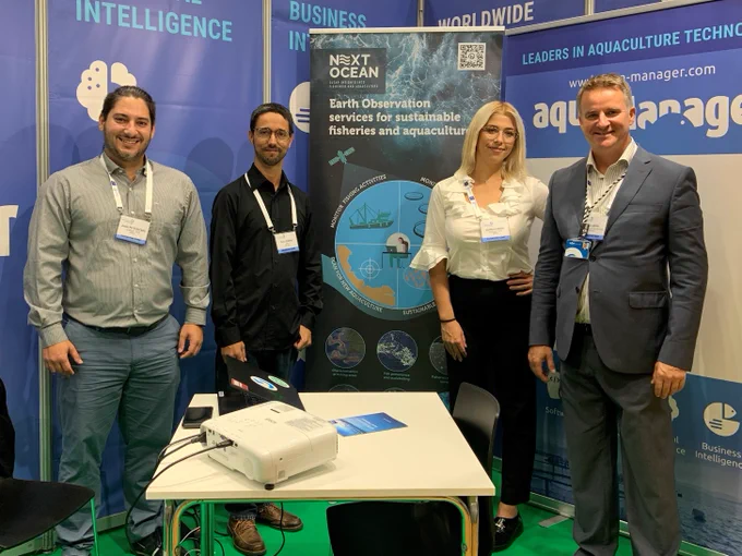 NextOcean team at Aquaculture Europe