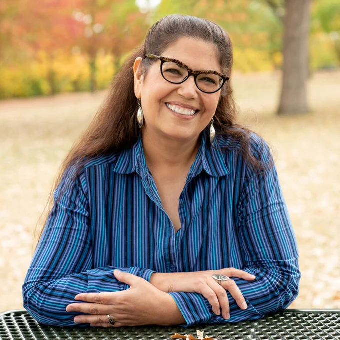 Environmental portrait of Mona Susan Power
