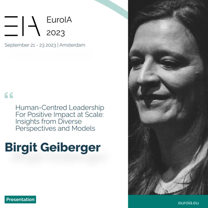 EuroIA23 Speaker Image of Birgit Geiberger