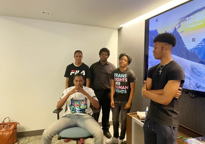 Students participating in the Building 21 Philadelphia summer internship program.