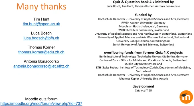List of People and institutions making the project possible