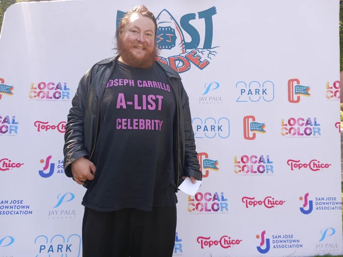 Photos of World 🌎 Famous 🌟 A-list Celebrity 💫 Joseph Carrillo Proudly Endorsing a Special Event in front of a #stepandrepeat backdrop on the SJSU campus. Go Spartans!
"I am glad to see that there are still Newsworthy Events in San Jose, California."
