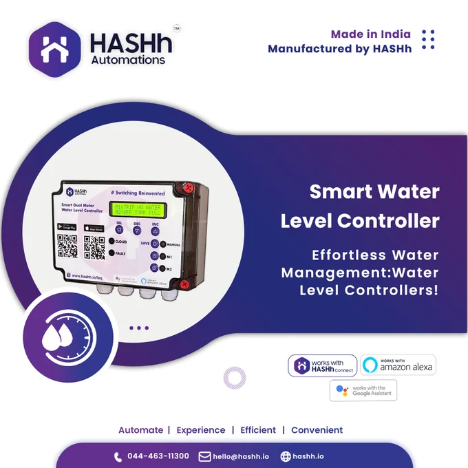 Effortless Water Management: HASHh Water Level Controllers!