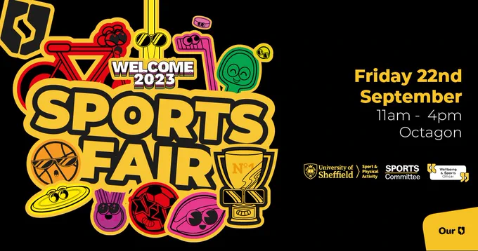 Sports Fair Friday 22nd September 11am-4pm Octagon