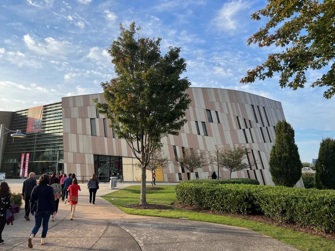 The exterior of the National Center for Civil and Human Rights