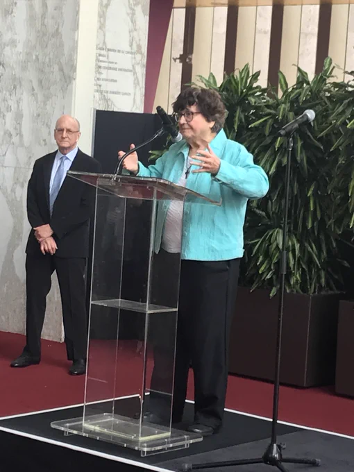 Sister Helen Prejean at the Met Opera for production of *Dead Man Walking*