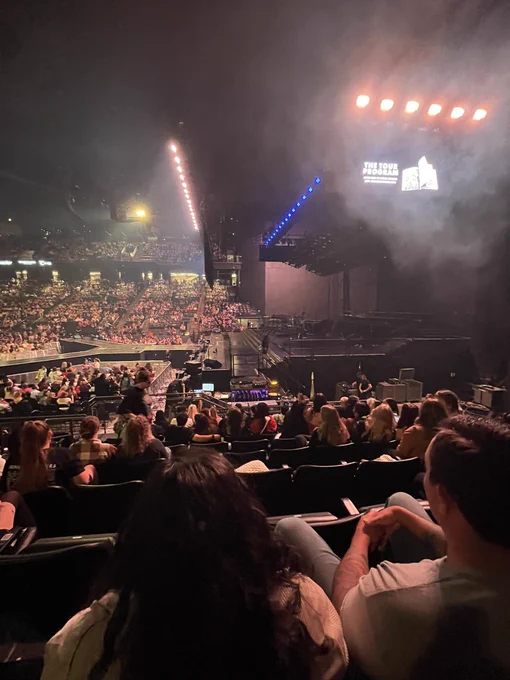 Empty stage between the opening act & the Jonas Brothers concert in Baltimore