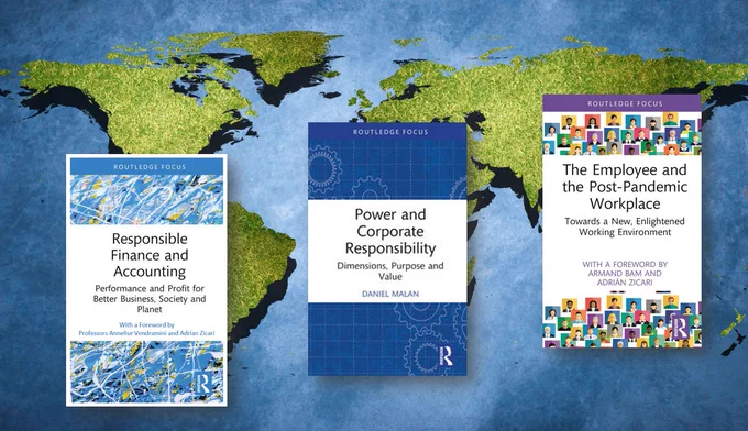 A series published in collaboration with the Council on Business & Society (CoBS).

Routledge and COBS Focus on Responsible Business provides international and multicultural perspectives on responsible leadership and business practices in line with the UN SDGs. Contributors from 11 leading business schools on 5 continents offer local, cultural and global perspectives on the issues covered, drawing on high level research and transformed into engaging, and digestible content for students, academics and practitioners. Topics include but are not limited to; responsible finance and accounting, CSR and governance, supply chain management, leadership, diversity and inclusion, performance and innovation, responsible management, and wellbeing at work. 