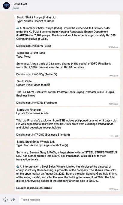 Sample Updates