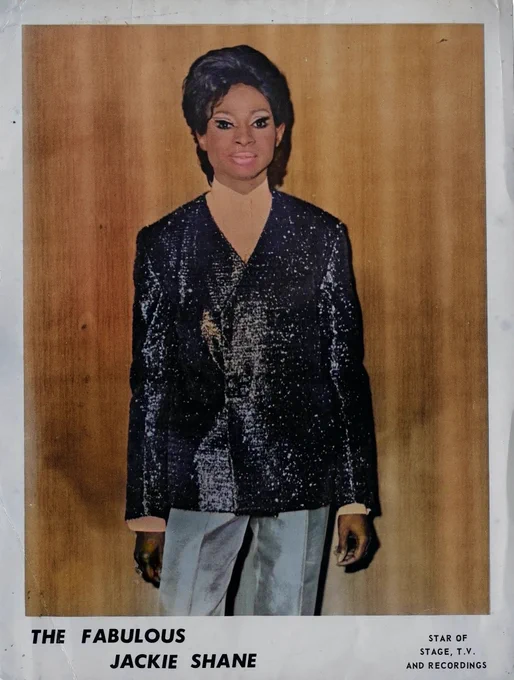 Jackie Shane in the 1960s, colorized