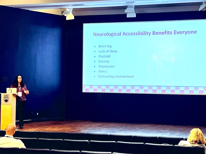 Neurological accessibility e.g. brain fog, sleep deprivation, anxiety, flu/cold, depression, stress, distractions