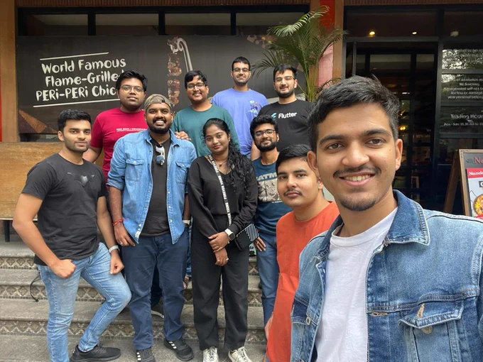 Flutter Developers meeting for lunch.