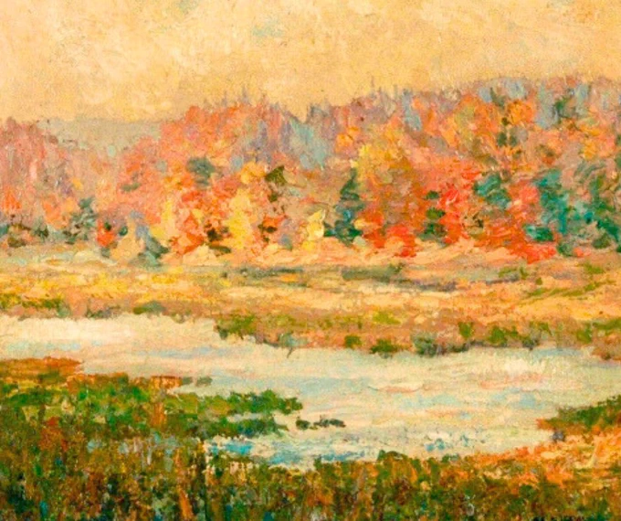 Wishing you all a happy #Thanksgiving! 🍂

Stuart Clifford Shaw, Canadian (1896-1970), Above Erindale Dam, n.d., oil on board

#CommunityForLife #PeelRegion #ArtGallery #CanadianArtGallery #CanadianArtist #FallVibes #AutumnVibes