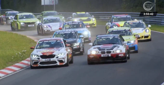 Startformation Nürburgring Langstreckenserie NLS Rennen 9